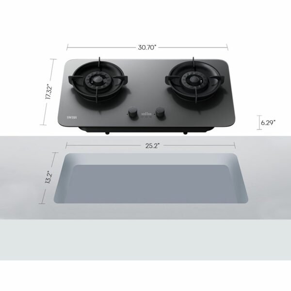 BR 0200113-72 SWISH Smart Kitchen Burner - Image 3