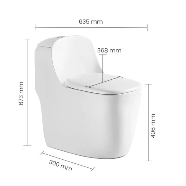 WC 0100117-00 SWISH Commode - Image 2