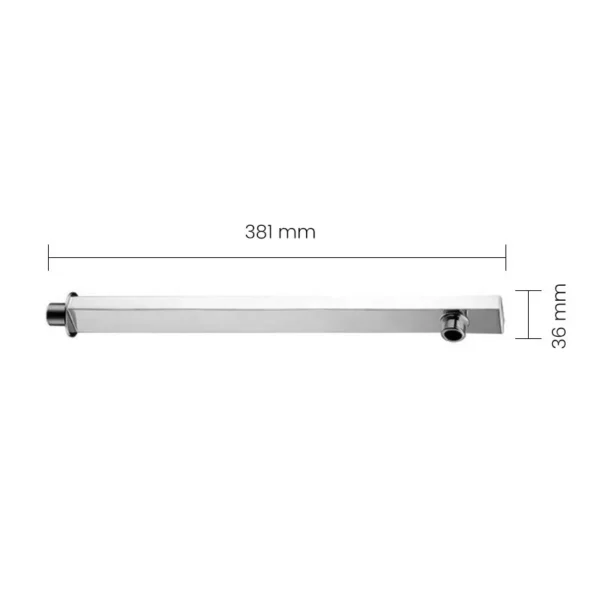 126 SQ SWISH Shower Arm - Image 2