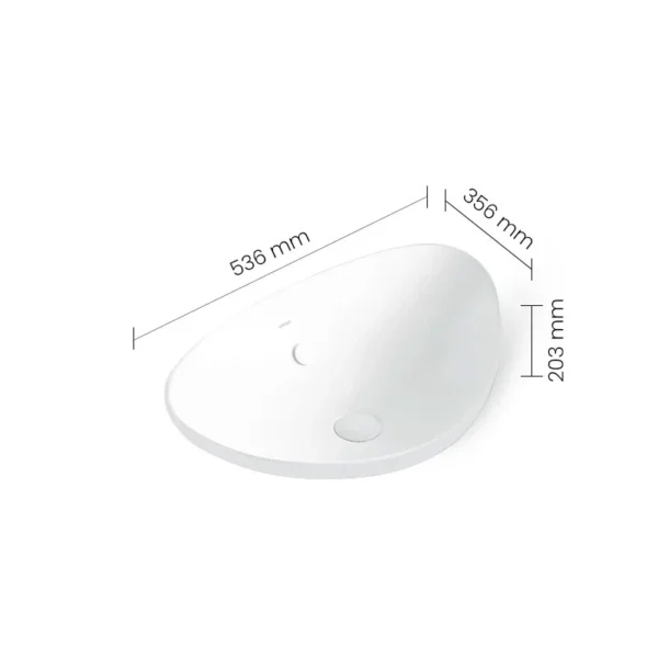 31815 SWISH Semi Recessed Basin - Image 2