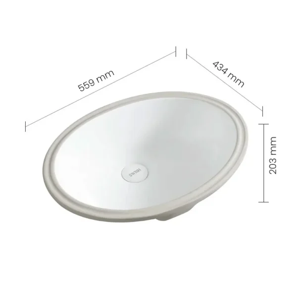 CB 0400112 SWISH Under Counter Basin - Image 2