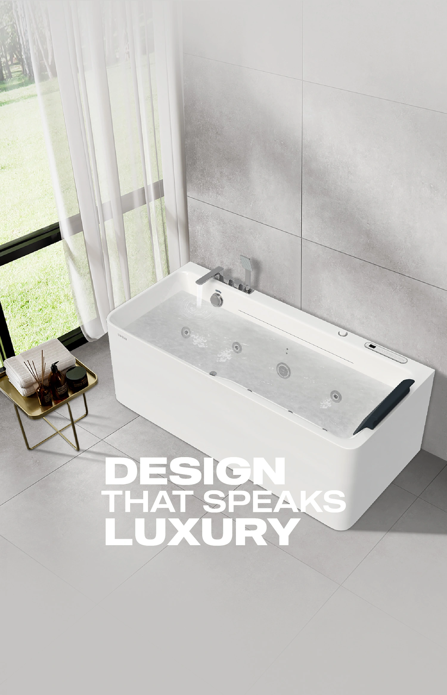 2899 SWISH Jacuzzi Bathtub 18 Product Media